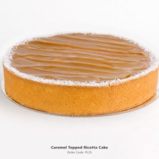Caramel Ricotta Baked Cheese Cake