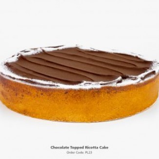 Chocolate Ricotta Baked Cheese Cake