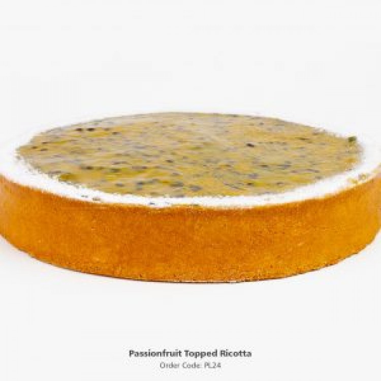 Passionfruit Ricotta Baked Cheese Cake