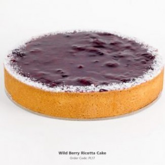 Wild Berry Ricotta Baked Cheese Cake
