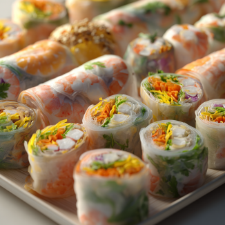 Hanoi Rice Paper Roll Platter