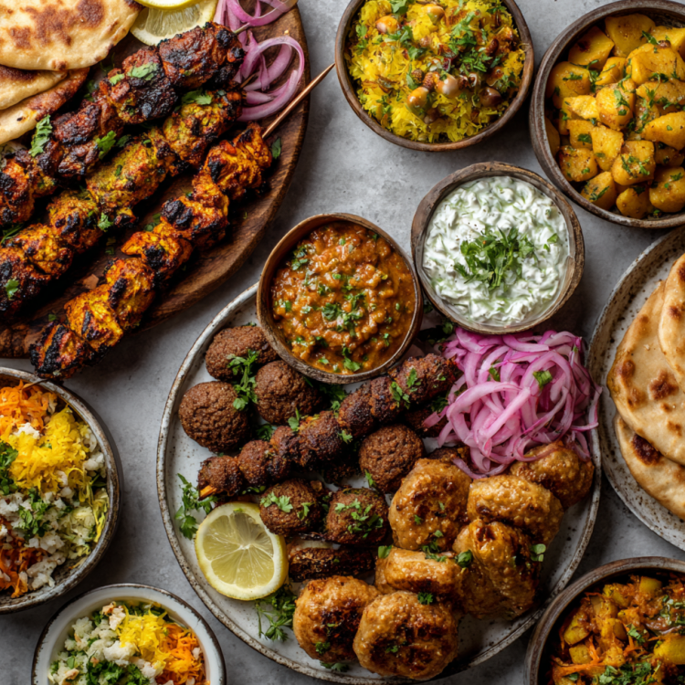 Indian Celebration of Colours Platter 